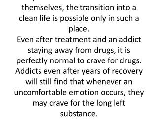 Treatment center and Drug Addiction