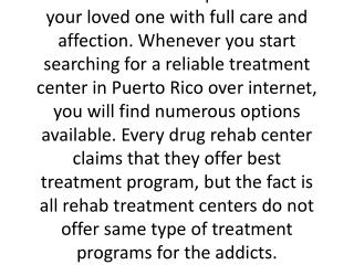 Drug rehab centers in Puerto Rico
