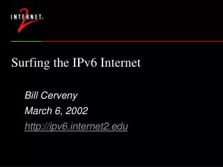 Surfing the IPv6 Internet
