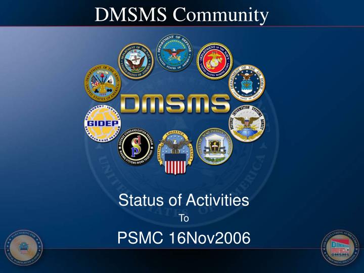 dmsms community