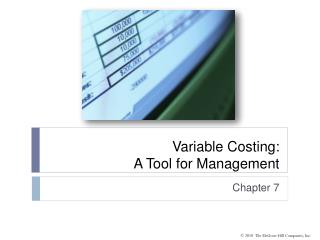 Variable Costing: A Tool for Management