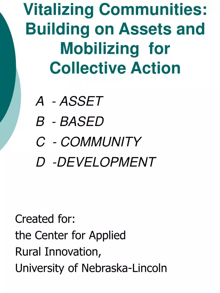 a asset b based c community d development