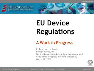 EU Device Regulations