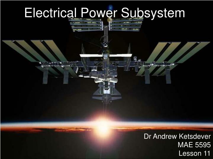 electrical power subsystem