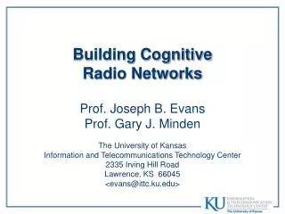 Building Cognitive Radio Networks
