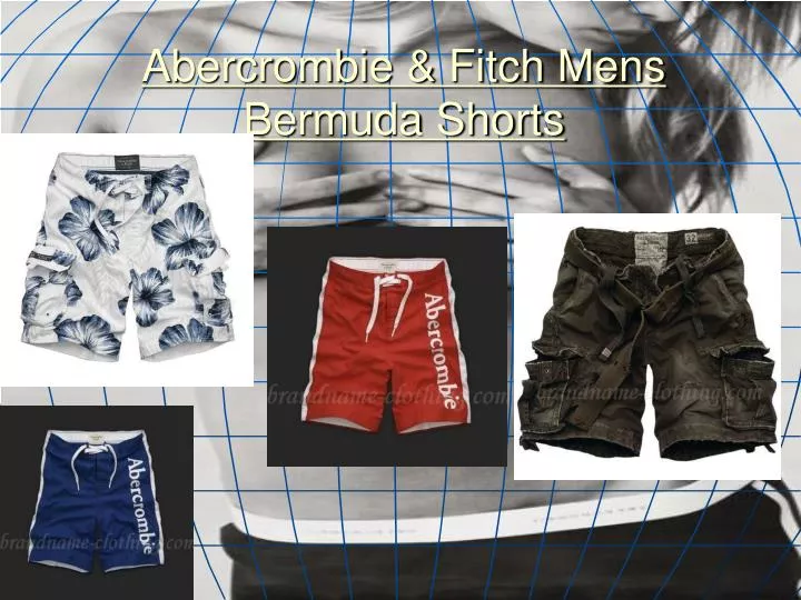 abercrombie fitch mens bermuda shorts