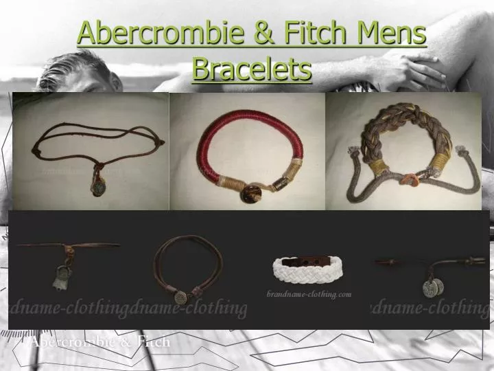abercrombie fitch mens bracelets