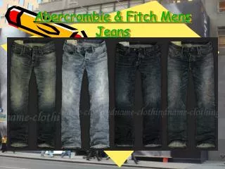 Abercrombie & Fitch Mens Jeans