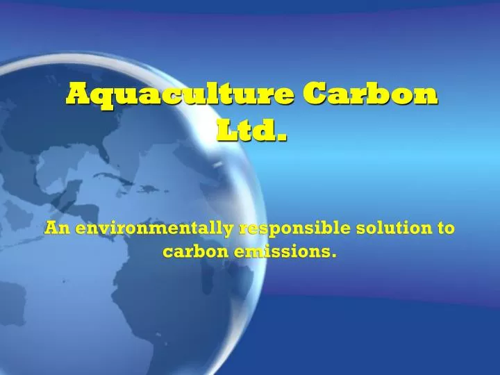 aquaculture carbon ltd