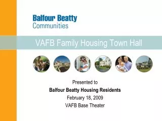 VAFB Family Housing Town Hall