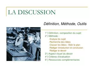 la discussion