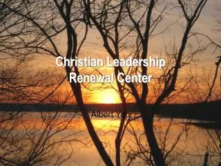 Christian Leadership Renewal Center