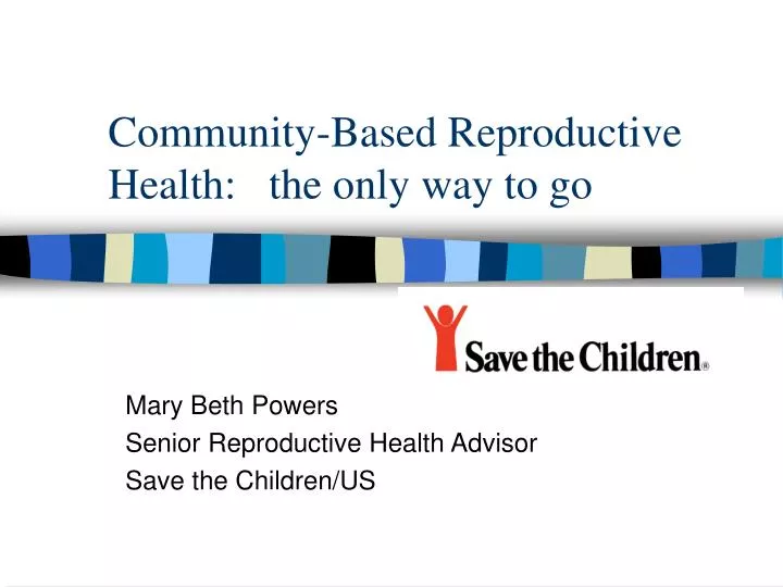 community based reproductive health the only way to go