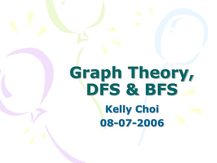 graph theory dfs bfs