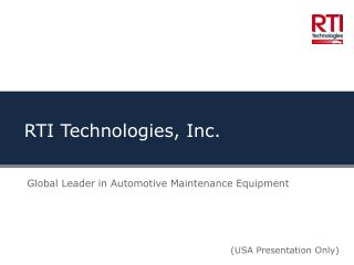 RTI Technologies, Inc.