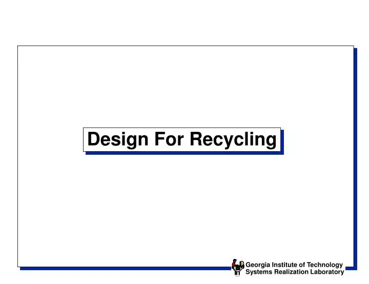design for recycling