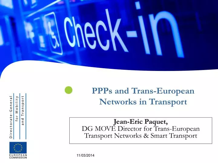ppps and trans european networks in transport