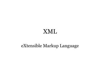 XML