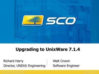 Upgrading to UnixWare 7.1.4
