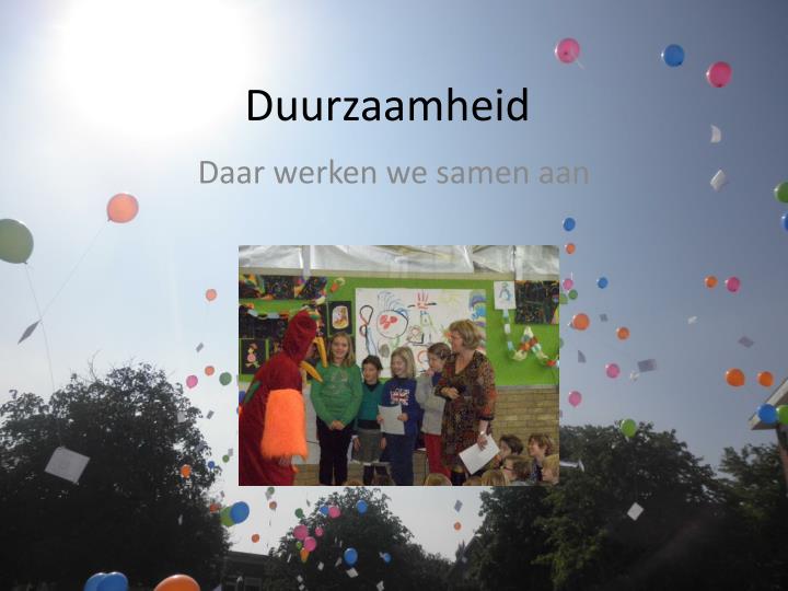 duurzaamheid