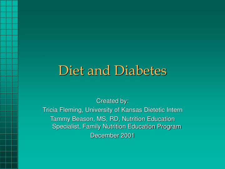 diet and diabetes