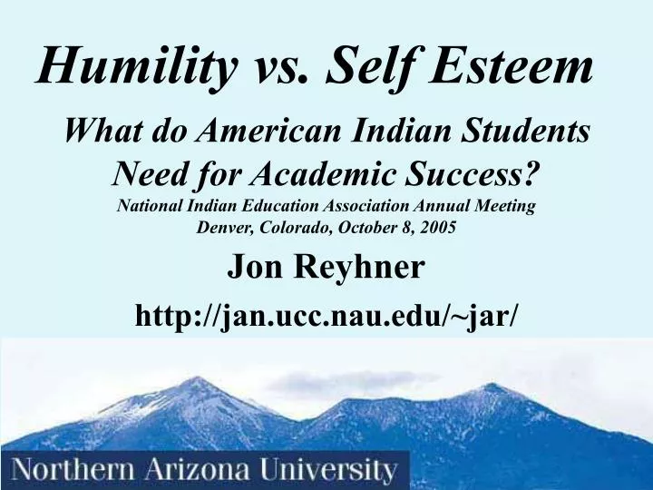 humility vs self esteem
