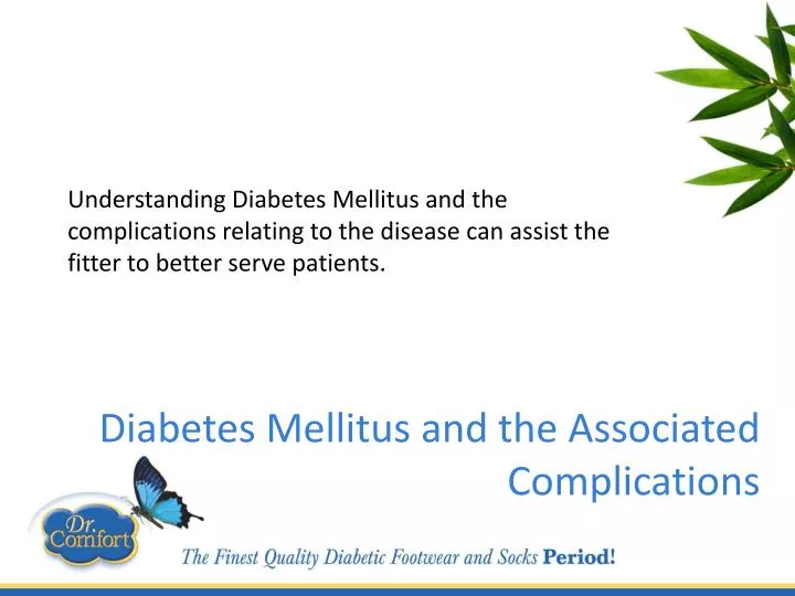 diabetes mellitus and the associated complications