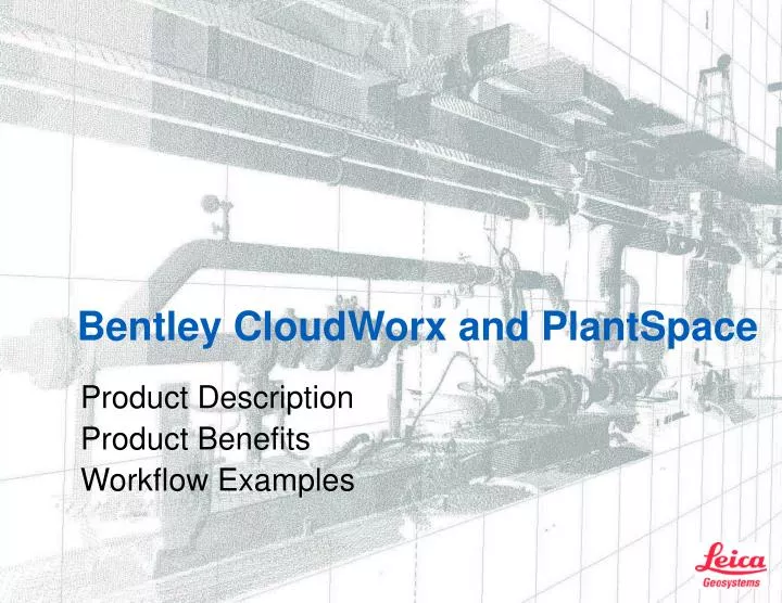 bentley cloudworx and plantspace