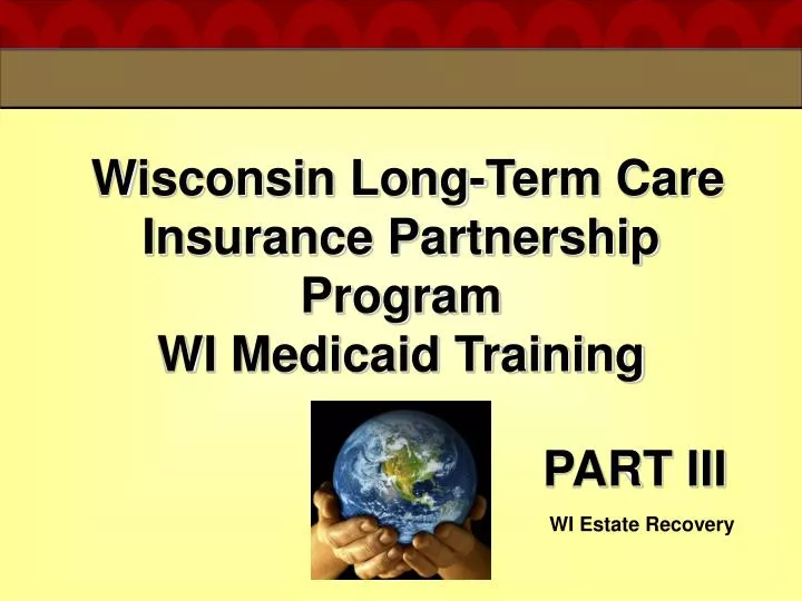 wisconsin long term care insurance partnership program wi medicaid training