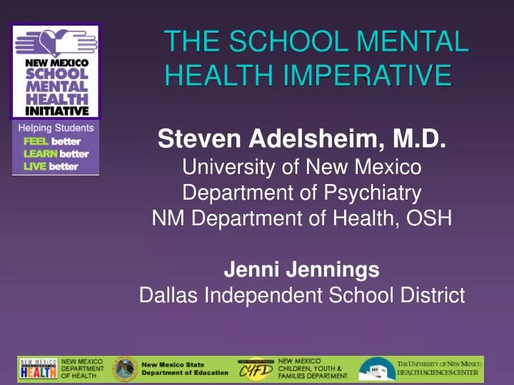 the school mental health imperative