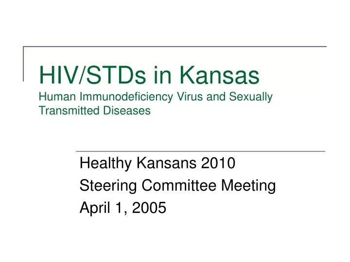 hiv stds in kansas human immunodeficiency virus and sexually transmitted diseases