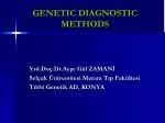 GENETIC DIAGNOSTIC METHODS - slide 1