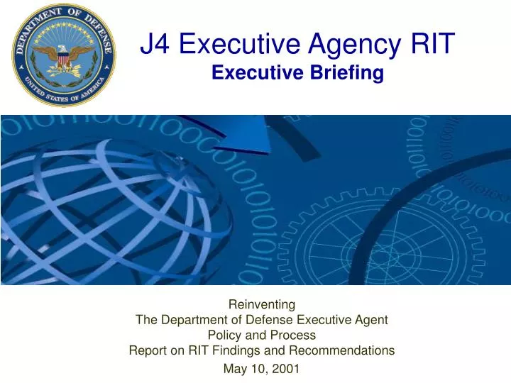 j4 executive agency rit executive briefing