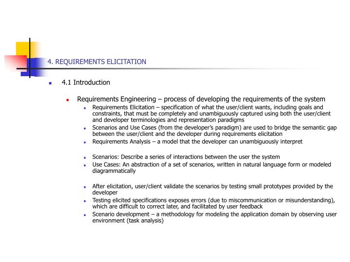 4 requirements elicitation