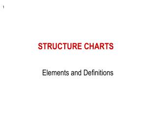 STRUCTURE CHARTS