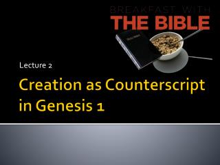 Creation as Counterscript in Genesis 1