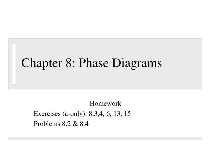chapter 8 phase diagrams
