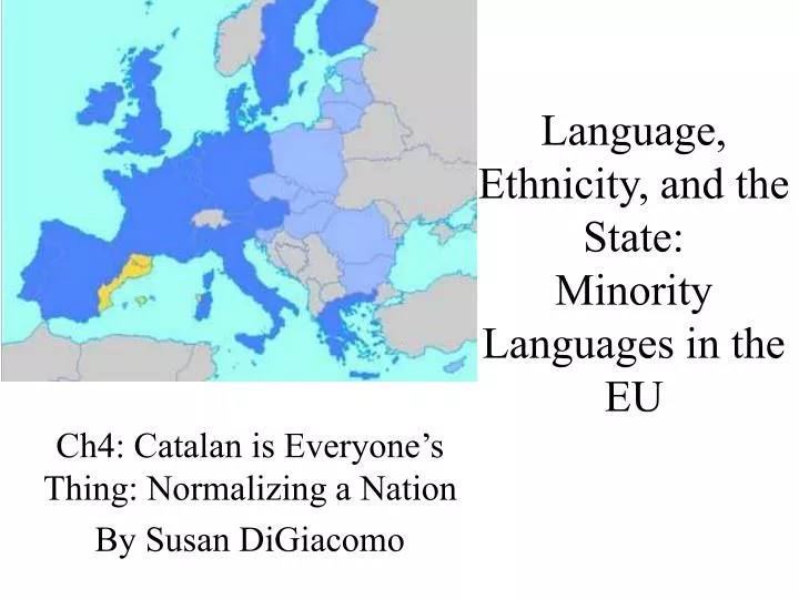 language ethnicity and the state minority languages in the eu