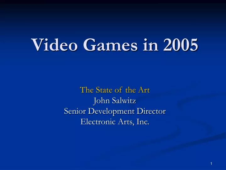 video games in 2005