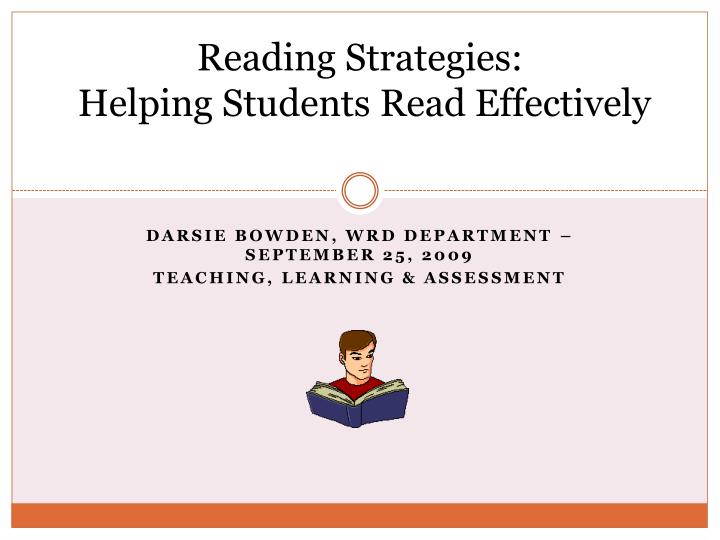 reading strategies helping students read effectively