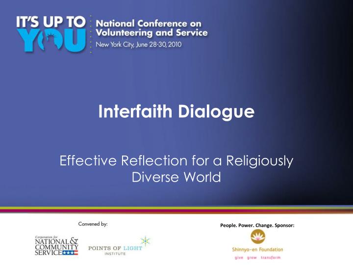 interfaith dialogue
