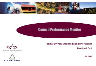Council Performance Monitor