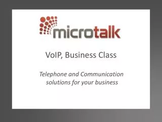 VoIP, Business Class