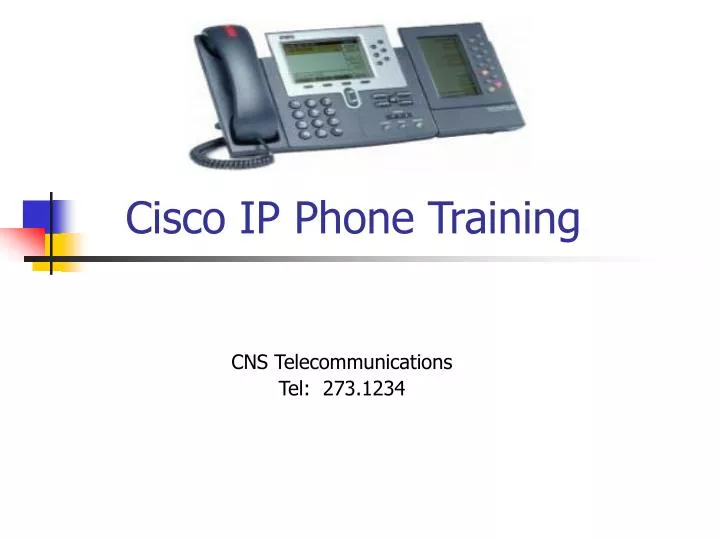 cisco ip phone training