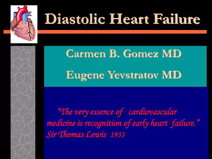 diastolic heart failure