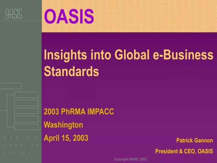 insights into global e business standards