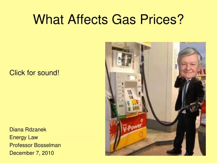 what affects gas prices