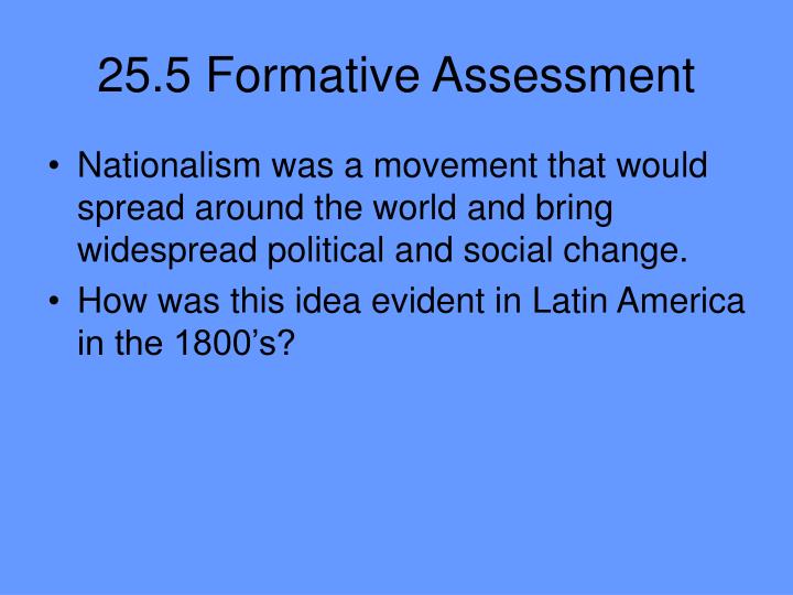 25 5 formative assessment