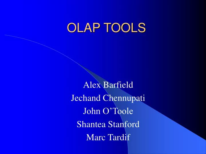 olap tools