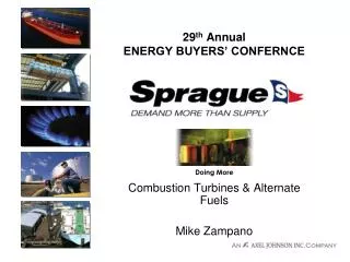 29 th Annual ENERGY BUYERS’ CONFERNCE